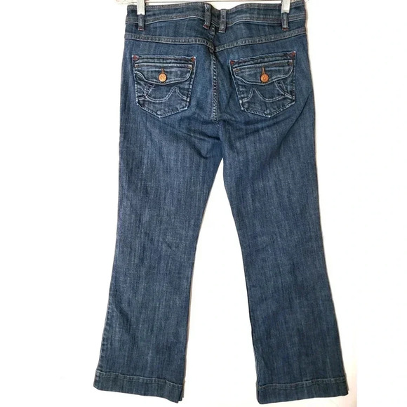 Cabi Strait leg Blue Jeans Size 6 1C - Picture 3 of 5